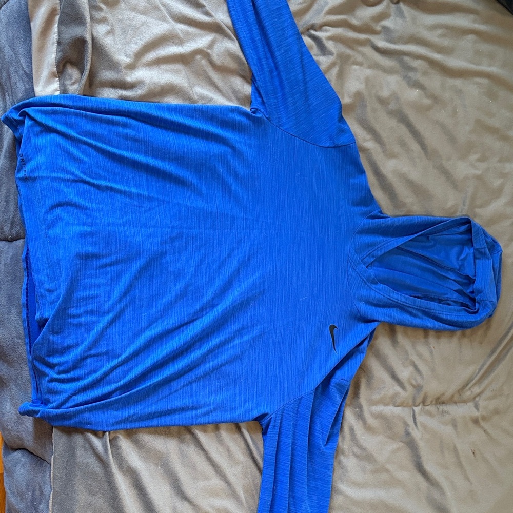 Men’s Nike Blue Hoodie Top